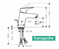 HANSGROHE LOGIS 70 LAVABO